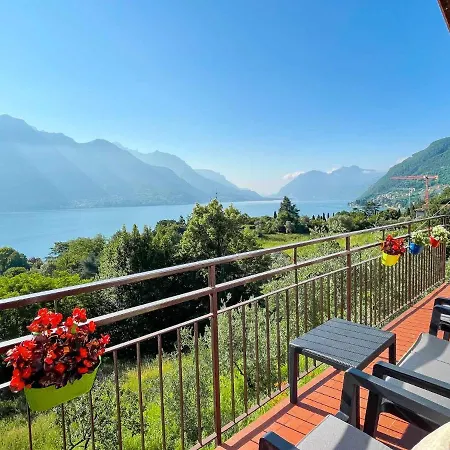 Apartament Tivano, Balcone Con Vista *